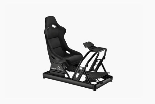 Hyper Racer Simulator Cockpit, three-quarter view